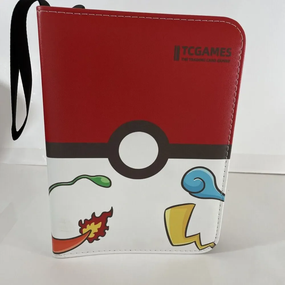 TCGAMES Pokemon 440 Pocket Card Binder 4-Pocket Zip Album 3-Ring 55 Pages - New